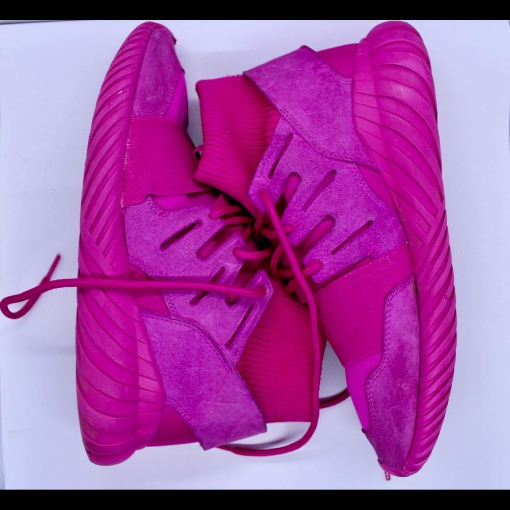 Adidas Pink Tubular Doom Great Condition Size 10